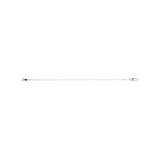 Wire-Wound Steelon Leaders - 12" Length, 45 lb Line Tested, Bright, Per 3