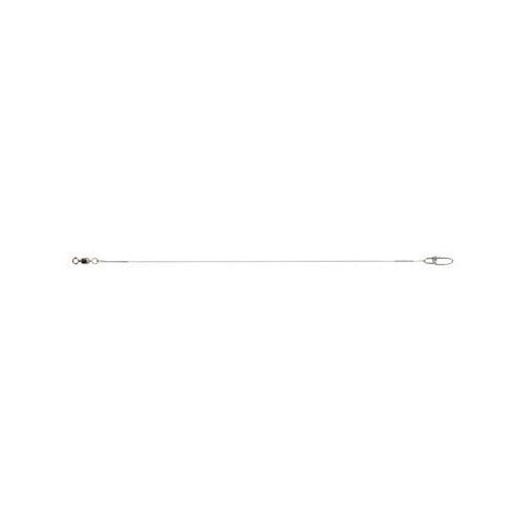 Wire-Wound Steelon Leaders - 12" Length, 45 lb Line Tested, Bright, Per 3