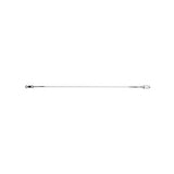 Wire-Wound Steelon Leaders - 18" Length, 30 lb Line Tested, Black, Per 3