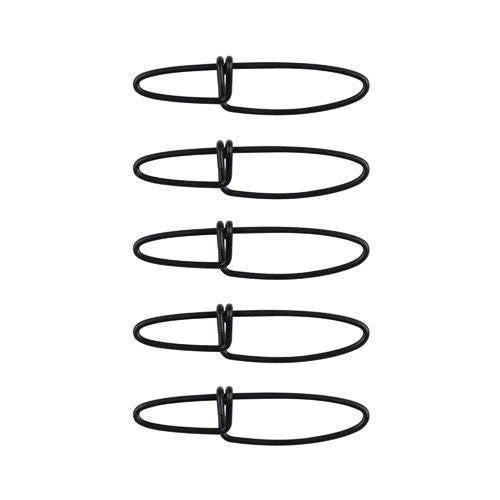 Cross-Lok Snaps - Size 3 Tackle, 60 lb Breaking Strength, Black, Per 5