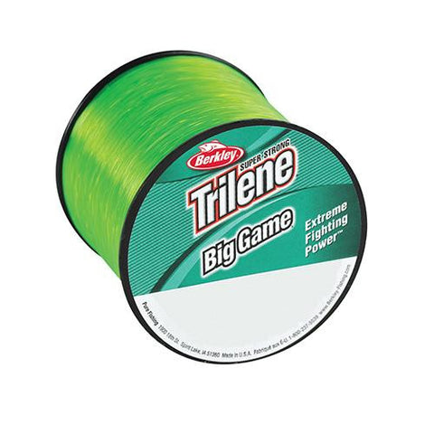 Trilene Big Game Monofilament Line Spool - 275 Yards, 0.028" Diameter, 50 lb Breaking Strength, Solar Collector