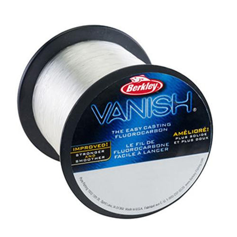 Vanish Fluorocarbon Line Spool - 350 Yards, 0.022" Diameter, 40 lb Breaking Strength, Clear