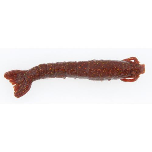 Gulp! Shrimp Soft Bait - 3" Length, Root Beer Gold, Per 6