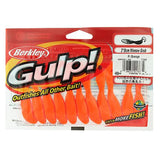 Gulp! Minnow Grub Soft Bait - 3" Length, Fluorescent Orange, Per 11