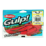 Gulp! Grub Soft Bait - 6" Length, Nuclear Chicken Glow, Per 4