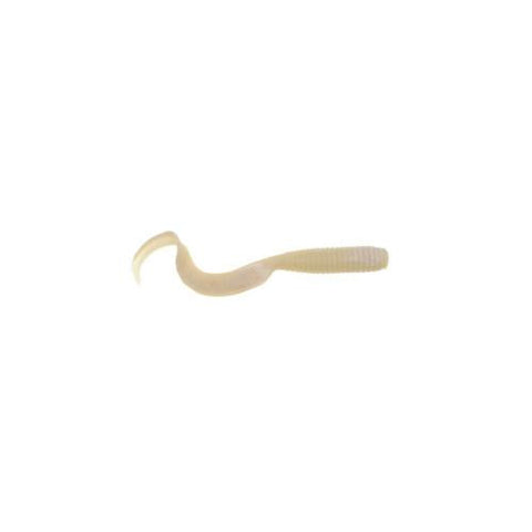 Gulp! Grub Soft Bait - 6" Length, White Glow, Per 4