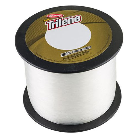 Trilene 100% Fluorocarbon Professional Grade Line Spool - 2000 Yards, 0.011" Diameter, 8 lbs Breaking Strength, Clear