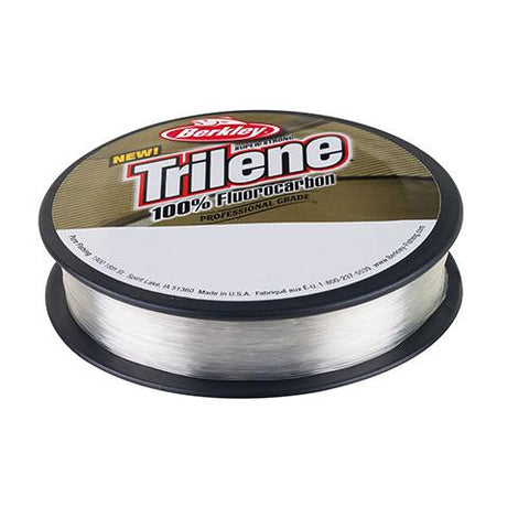 Trilene 100% Fluorocarbon Professional Grade Line Spool - 110 Yards, 0.012" Diameter, 10 lbs, Breaking Strength, Clear