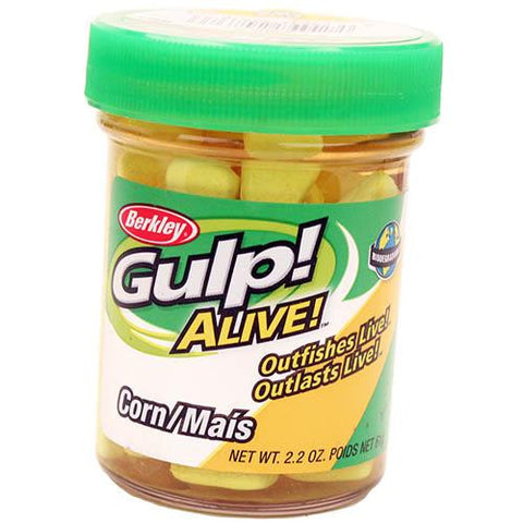 Gulp! Alive! Corn Soft Bait, Yellow