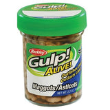 Gulp! Alive! Extruded Maggot Soft Bait - White