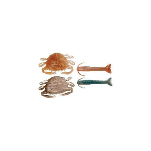 Gulp! Alive! Shrimp-Peeler Crab Assortment Soft Bait, Various Lengths and Colors