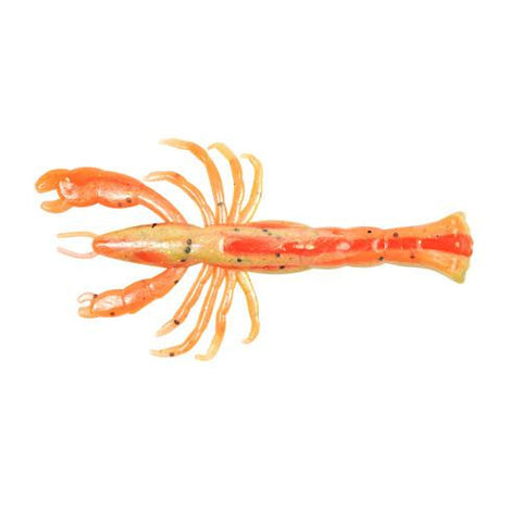 Gulp! Ghost Belly Shrimp Soft Bait - 3" Length, Natural with Sparkle, Per 7