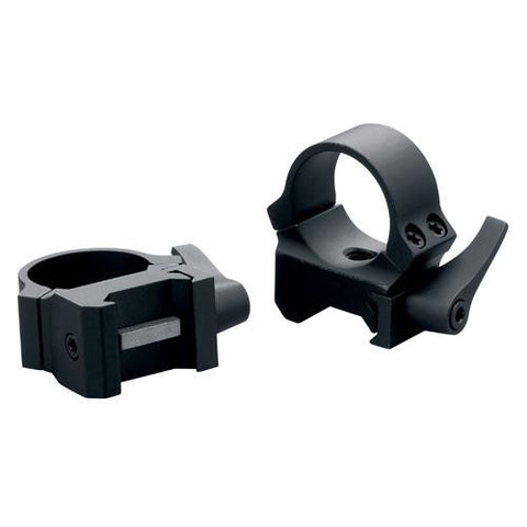 QRW 30mm Rings - Medium, Gloss Black