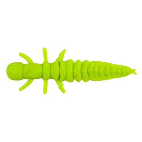 Gulp! Alive! Hellgramite Soft Bait - 1 1-2" Length, Chartreuse