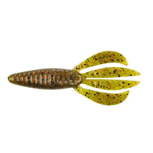 Havoc Pit Boss Soft Bait - 4" Length, Watermelon Orange Fleck, Per 8