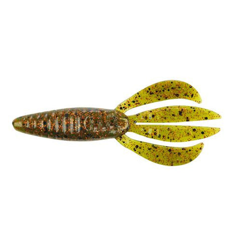 Havoc Pit Boss Soft Bait - 4" Length, Watermelon Orange Fleck, Per 8