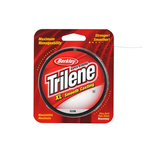 Trilene XL Monofilament Line Spool - 330 Yards, 0.008" Diameter, 4 lb Breaking Strength, Clear