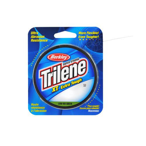 Trilene XT  Monofilament Line Spool - 330 Yards, 0.010" Diameter, 6 lb Breaking Strength, Low-Vis Green