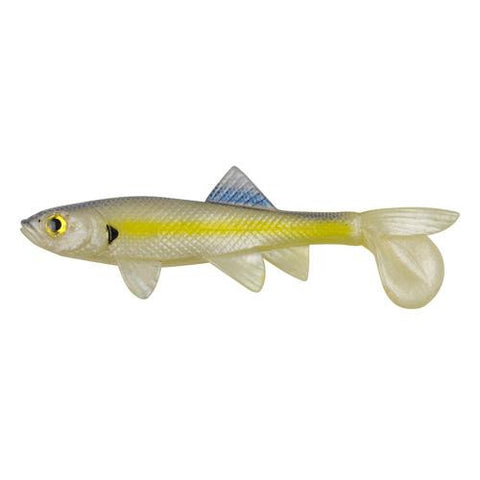 Havoc Sick Fish Soft Bait - 4" Length, Chartreuse Shad, Per 2