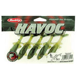 Havoc Sick Fish Soft Bait - Junior, 3" Length, Green Pumpkin, Per 5