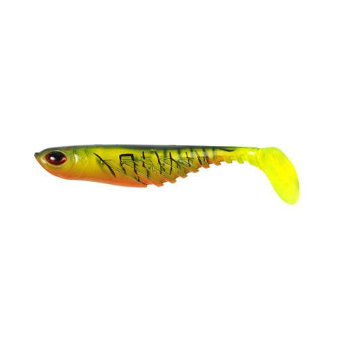 PowerBait Ripple Shad Soft Bait - 3 1-2" Length, Firetiger, Per 7