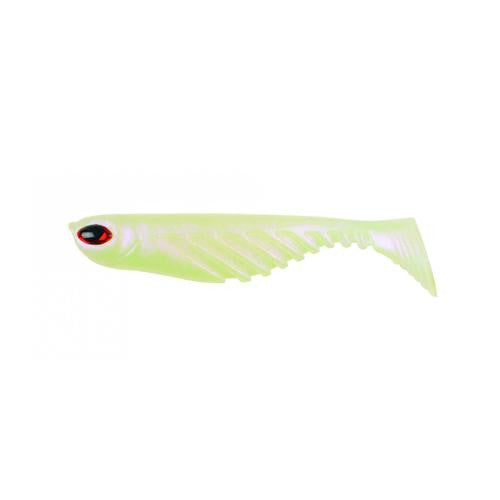 PowerBait Ripple Shad Soft Bait - 3 1-2" Length, Pearl White, Per 7