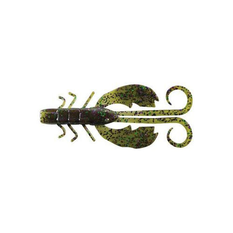 Powerbait Crazy Legs Chigger Craw, 4" - 4" Length, Watermelon Candy, Per 8