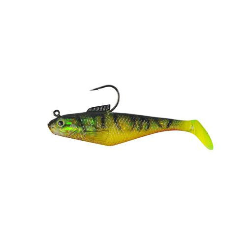 PowerBait Swim Shad Soft Bait - 3" Length, Firetiger, Per 5