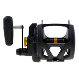 Squall Lever Drag 2 Speed Conventional Reel - 2.9:1-1.5:1 Gear Ratio, 33"-17" Line Retrieve, 10 lb Max Drag, Right Hand