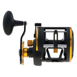 Squall Levelwind Conventional Reel - 30, 4.9:1 Gear Ratio, 35" Line Retrieve, 20 lb Max Drag, 3 Bearings, Right Hand