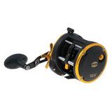 Squall Levelwind Conventional Reel - 30, 4.9:1 Gear Ratio, 35" Line Retrieve, 20 lb Max Drag, 3 Bearings, Right Hand