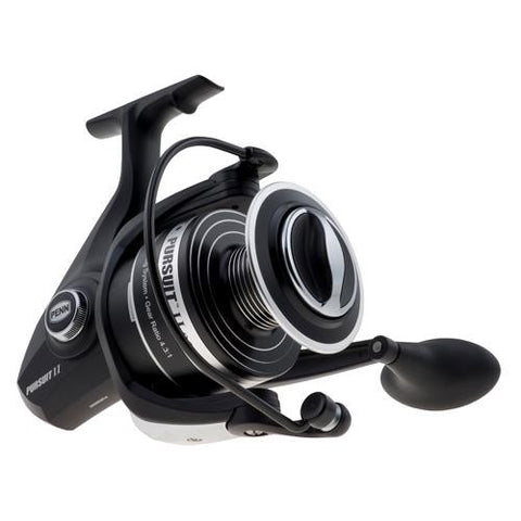 Pursuit II Spinning Reel Reel - 8000, 4.3:1 Gear Ratio, 31" Retrieve Rate, 25 lb Max Drag, Ambidextrous, Clam