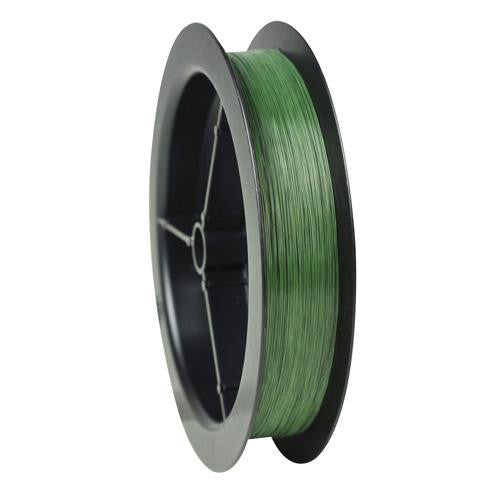 EZ Braid Superline Line Spool - 110 Yards, 0.008" Diameter, 15 lbs, Break Strength, Moss Green