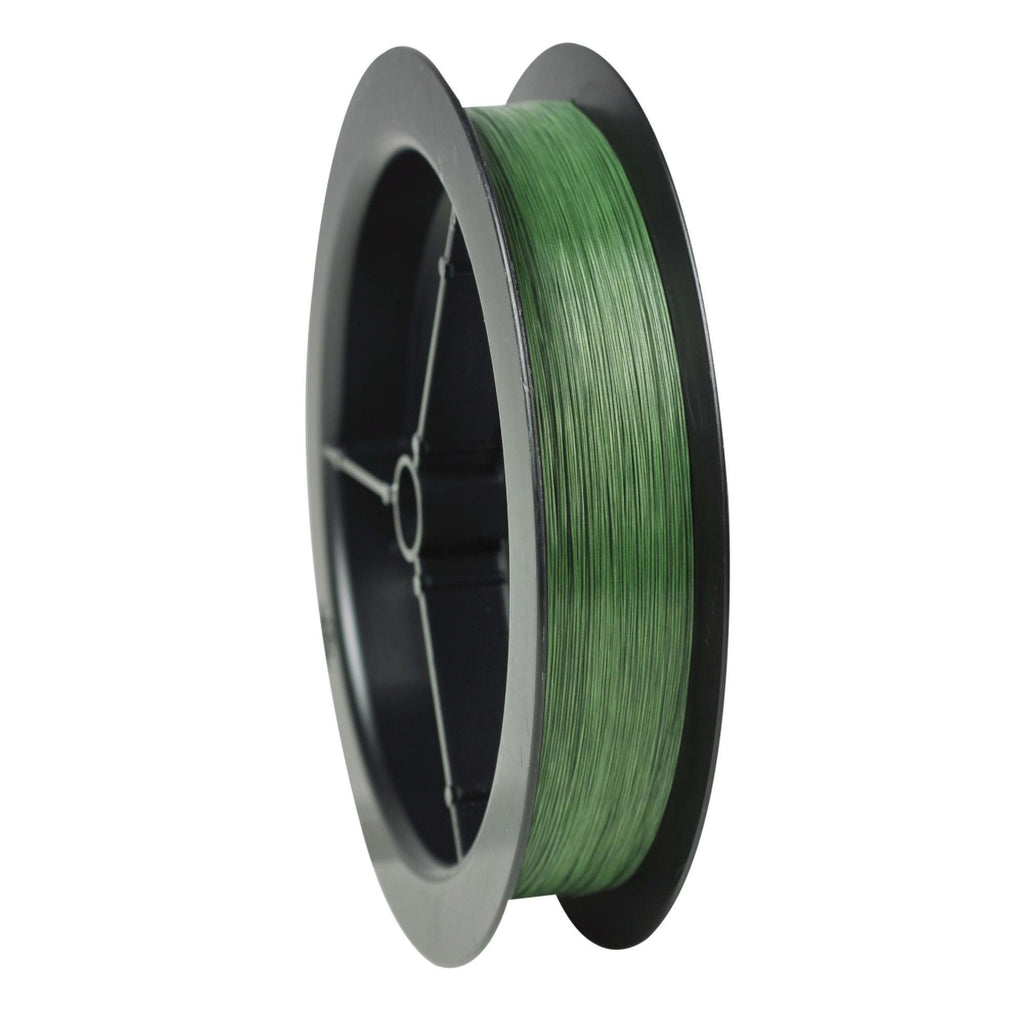 EZ Braid Superline Line Spool - 300 Yards, 0.010" Diameter, 30 lbs, Break Strength, Moss Green