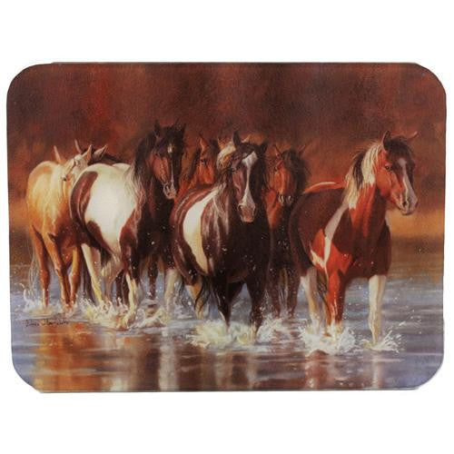 Cutting Board - Horse, Rush Hour, Size 12" x 16"