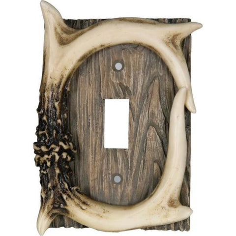 Single Switch Cover - Deer Antler