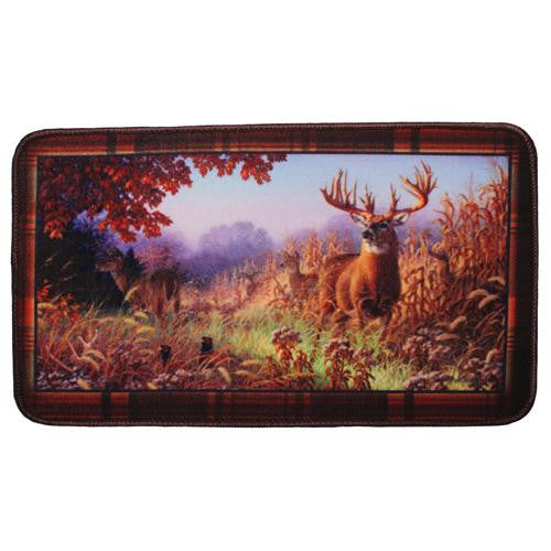 Door Mat - Deer Scene, Size 30" x 18"