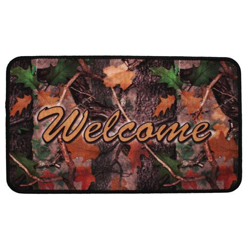 Door Mat - Welcome, Camouflage, Size 30" x 18"