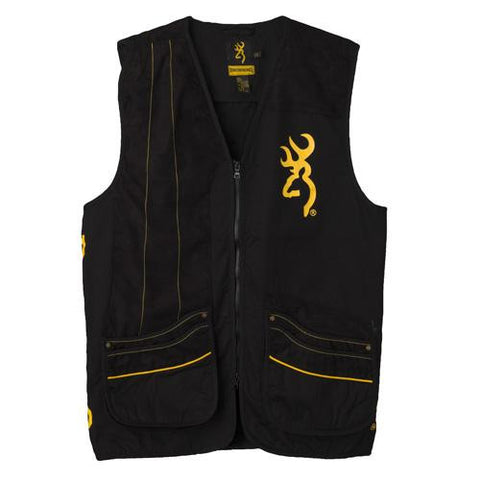 Team Browning Vest, Black-Gold - XX-Large