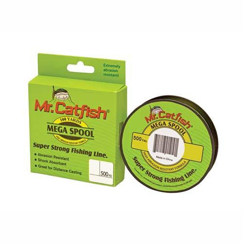 Mr Catfish Line Filler Spools, 500 Yards - 20 lb, Camo