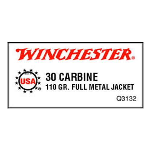 30 Carbine - USA, 110 Grains,  Full Metal Jacket, Per 50