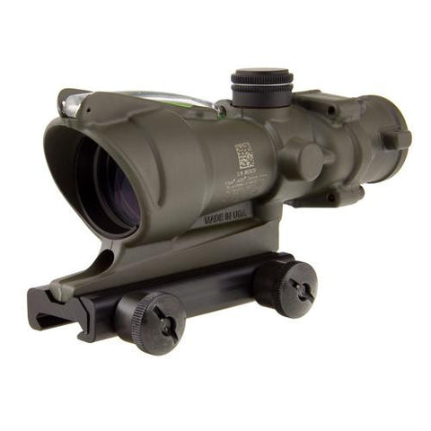 ACOG 4x32 - Dual Illuminated Green Chevron, Cerakote OD Green