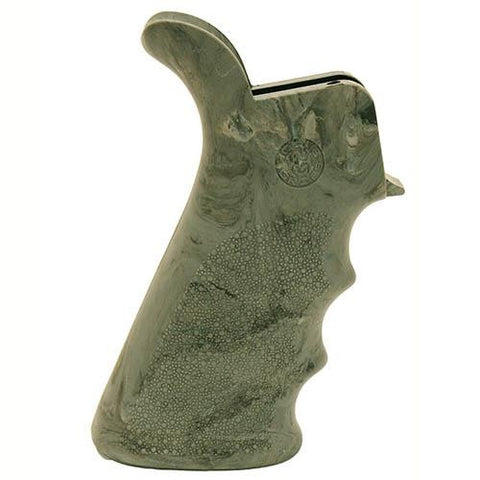 AR15 Rubber Grip Bottom Finger Grooves - Ghillie Green