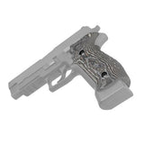 Sig P226 Grips - DA-SA Magrip, Chain Link G-10 G-Mascus Black-Gray