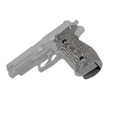 Sig P226 Grips - DA-SA Magrip, Chain Link G-10 G-Mascus Black-Gray