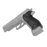 Sig P226 Grips - DA-SA Magrip, Chain Link G-10 Solid Black