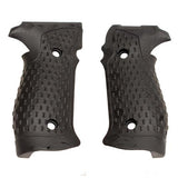 Sig P226 Grips - DA-SA Magrip, Chain Link G-10 Solid Black