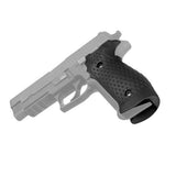 Sig P226 Grips - DA-SA Magrip, Chain Link G-10 Solid Black