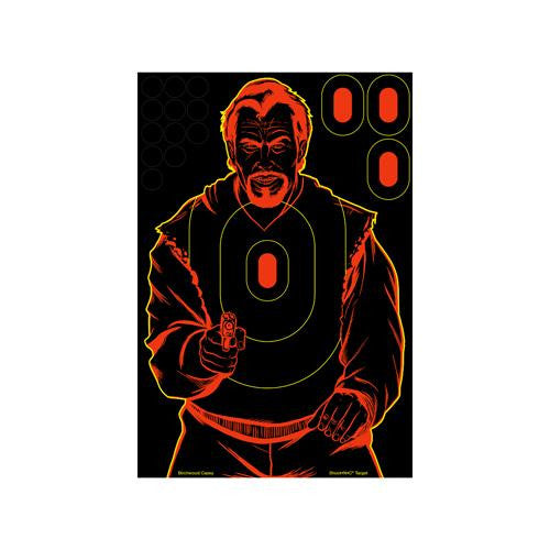 Shoot-N-C Targets: Silhouette - Bad Guy 12" x 18" (Per 5)