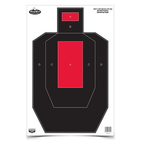 Dirty Bird BC-IPSC Practice 16.5" x 24" Target - Per 100